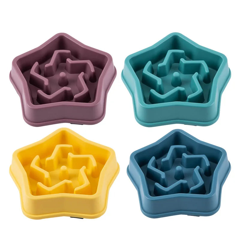 Elevate Your Dog's Dining Experience with Our Colorful Anti-Choking Slow Feeder Bowl - Promotes Healthy Eating & Digestion!