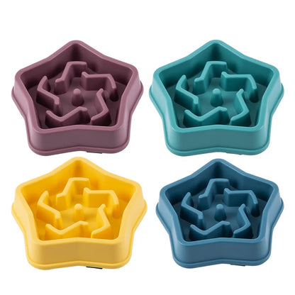 Elevate Your Dog's Dining Experience with Our Colorful Anti-Choking Slow Feeder Bowl - Promotes Healthy Eating & Digestion!